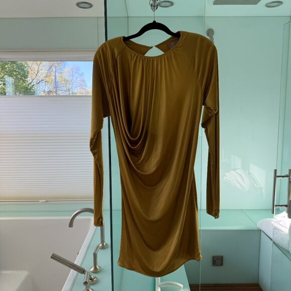 Max Studio Draped Backless Jersey Mini Dress - Picture 2 of 4